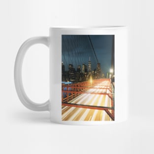 New York Light Trails Mug